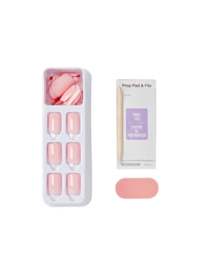 KISS imPRESS THE NO GLUE MANI KIMC002C pick me pink 30 Nails - Image 3